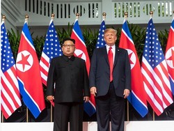 #TrumpKimSummit Bergema Ramaikan Pertemuan Trump-Kim Jong-Un