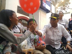 Di Sela Pantau Mudik di Semarang, Menhub Sosialisasi Asian Games