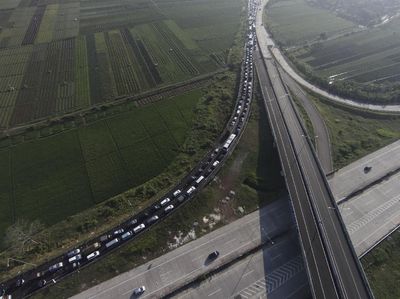 Foto-foto Kemacetan Horor Brexit 2016