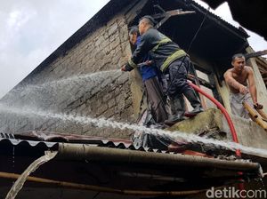 Rumah Dua Lantai di Sukabumi Terbakar, Penghuni Selamat