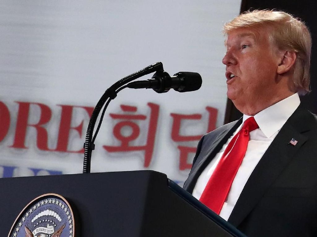 Trump Tunjukkan Video Masa Depan Korut ke Kim Jika Pilih Damai Trump Tunjukkan Video Masa Depan Korut ke Kim Jika Pilih Damai
