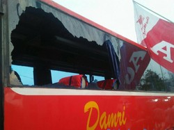 4 Pelajar Ditangkap Terkait Pelemparan Batu Bus DAMRI di Sumsel