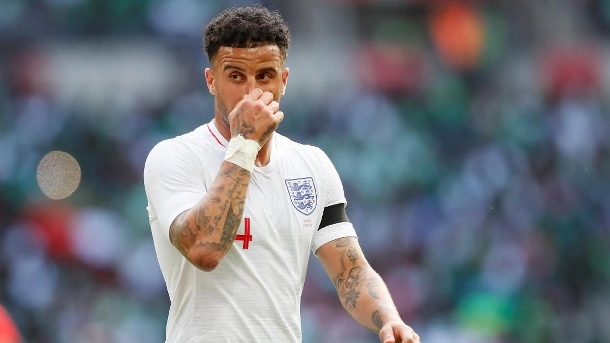 Bek sayap Manchester City, Kyle Walker, tersandung kasus pesta seks. (Foto: David Klein/Reuters)