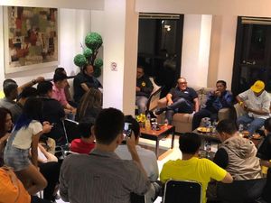 Ical dan Idrus Bertemu Praja Muda Beringin