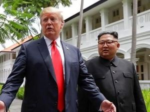 Iga Sapi dan Ikan Codfish Jadi Menu Makan Siang Trump dan Kim