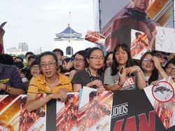 Sejumlah Penggemar Marvel Banjiri Red Carpet Ant-Man and The Wasp