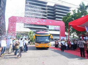 Posisi 15 Bus Mudik Gratis Ini Bisa Dipantau Keluarga dari Rumah