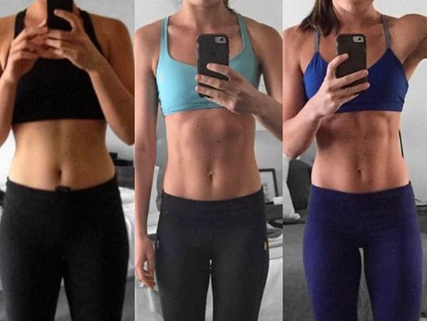 Hanya dengan Atur Porsi Makan, Selebgram Ini Sukses Bentuk Sixpacks