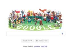 Google Doodle Ramaikan Persiapan Piala Dunia 2018