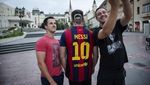 Tato Rambut Berwajah Messi Kreasi Tukang Cukur Serbia