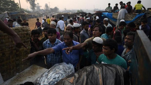 Pengungsi Rohingya di Bangladesh.