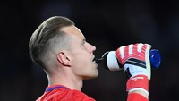 Marc-Andre Ter Stegen tampil cemerlang saat membawa Barcelona juara La Liga dan Copa del Rey musim lalu. Ter Stegen dihargai 86 juta euro atau Rp 1,4 T (Getty Images)