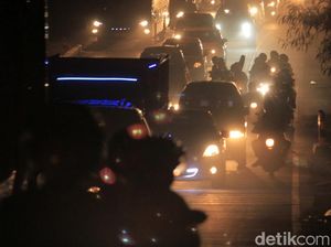 Malam H+1 Lebaran, Jalur Nagreg Arah Garut Macet