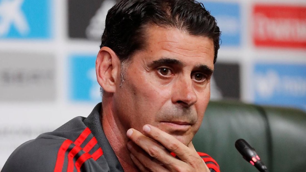 Pelatih baru timnas Spanyol Fernando Hierro (Foto: Reuters)
