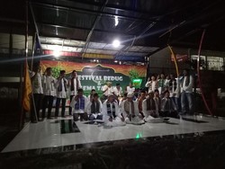 Antusiasnya Para Tahanan Ikut Festival Bedug di Rutan Makassar