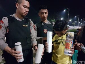 Bawa Petasan Besar, Gerombolan ABG di Kudus Diciduk Polisi