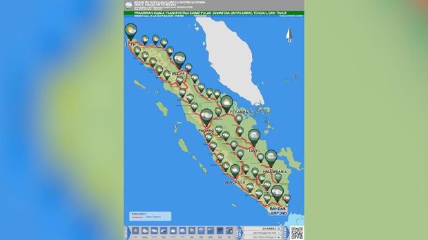 Perkiraan Cuaca di Jawa dan Sumatera Saat Idul Fitri  