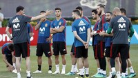 Label favorit tak terlepas dari tren tak terkalahkan Spanyol di bawah Lopetegui. Dalam 20 pertandingan, tim Matador memetik 14 kemenangan dan enam hasil imbang. (Foto: Getty Images)