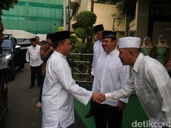 Kapolri Salat Id di Mabes Polri