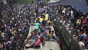 Begini Potret Mengerikan Mudik di Bangladesh