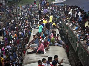 Begini Potret Mengerikan Mudik di Bangladesh