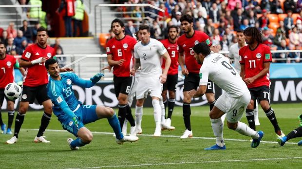LIVE: Timnas Mesir vs Uruguay di Piala Dunia 2018