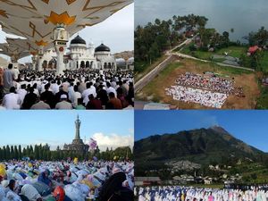 Potret Salat Id di Penjuru Nusantara: Lereng Merapi Hingga Maninjau Potret Salat Id di Penjuru Nusantara: Lereng Merapi Hingga Maninjau