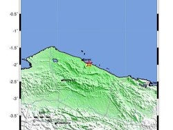 118 Rumah Rusak Akibat Gempa 5,7 SR di Sarmi Papua