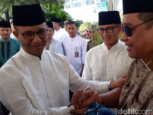 Disoraki saat Halal Bihalal di Bogor, Anies: Saya Salami Satu-satu Disoraki saat Halal Bihalal di Bogor, Anies: Saya Salami Satu-satu