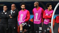 Salah disimpan supaya dia pulih benar saat berhadapan dengan Arab Saudi dan Rusia di pertandingan selanjutnya. (Clive Rose/Getty Images)