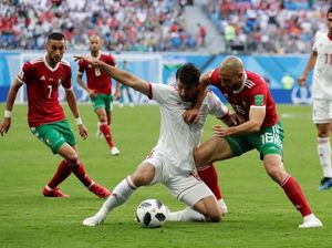 Maroko vs Iran Masih Tanpa Gol di Babak Pertama Maroko vs Iran Masih Tanpa Gol di Babak Pertama