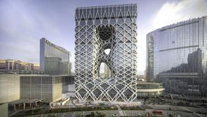 Mengintip Cantiknya Gedung Berlapis Tulang Pertama di Dunia