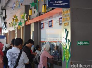 Penjualan Tiket Kereta H-9 Lebaran Masih Sepi