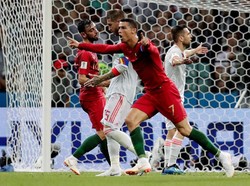 Babak I: Ronaldo Bawa Portugal Ungguli Spanyol 2-1