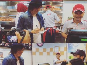 Penyanyi Once Mekel Senang Banget Kulineran Sambil Kumpul Bareng Teman