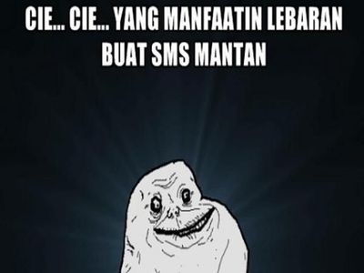 Meme Lucu Buat Kamu yang Galau Teringat Mantan Saat Lebaran