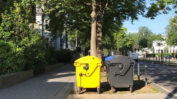 Penampakan Tempat Sampah dan Rapinya Jalanan Bonn Jerman