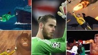 Jika benar demikian, maka De Gea benar-benar menyelamatkan MU mengingat sejauh ini hanya De Gea yang cukup konsisten tampil untuk The Red Devils. (Foto: Twitter @TotallyMUFC)