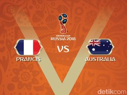 Live Report Piala Dunia 2018: Prancis vs Australia