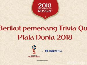 Daftar Pemenang Trivia Quiz Piala Dunia 2018