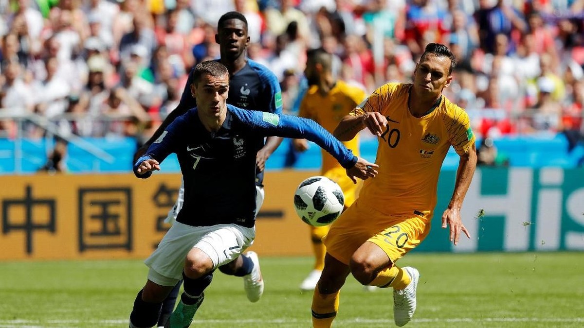 Fakta-fakta di laga Prancis vs Australia. (Foto: Toru Hanai/Reuters)