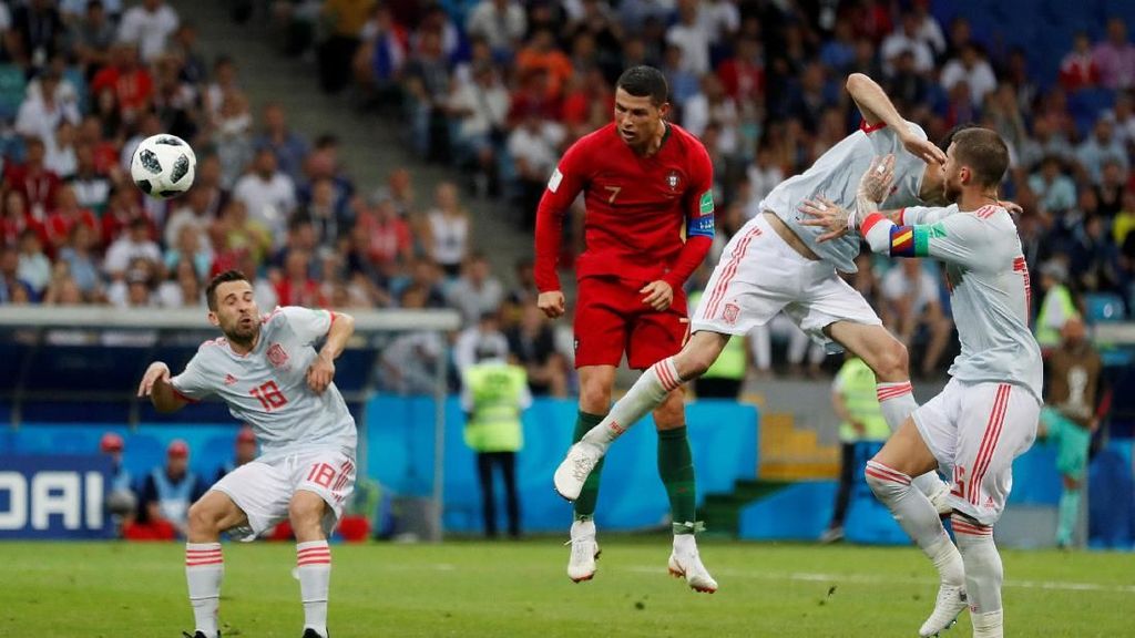 Kejar-Mengejar Gol Portugal Vs Spanyol