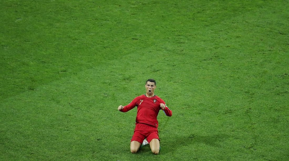 Pemain timnas Portugal, Cristiano Ronaldo. (Foto: Lucy Nicholson/Reuters)