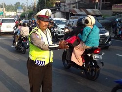 H+1 Lebaran Lalin Puncak Macet, Ini Penampakannya