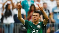 Menurut La Gazzetta dello Sport, Hirving Lozano menjadi salah satu target utama musim panas ini. Pemain PSV Eindhoven asal Meksiko itu kabarnya juga menarik minat Tottenham Hotspur, Barcelona, dan Real Madrid. (Foto: Kai Pfaffenbach/REUTERS)