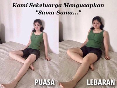 10 Meme Gemukan Habis Lebaran Ini Ngeselin, Tapi Juga Lucu