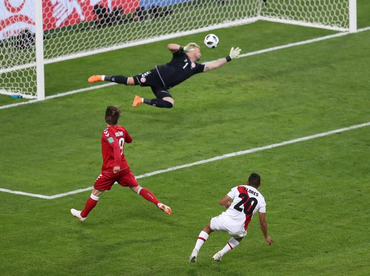 Denmark menang 1-0 atas Peru. (Foto: Ricardo Moraes/Reuters)