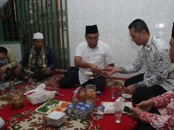 Lebaran, Paslon Eramas Berkunjung ke Ketua MUI Sumut