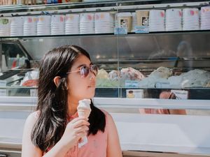 Cantiknya Almira, Cucu SBY yang Suka Banget Makan Es Krim