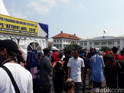 H+2 Lebaran, Kawasan Kota Tua Dipadati Pengunjung